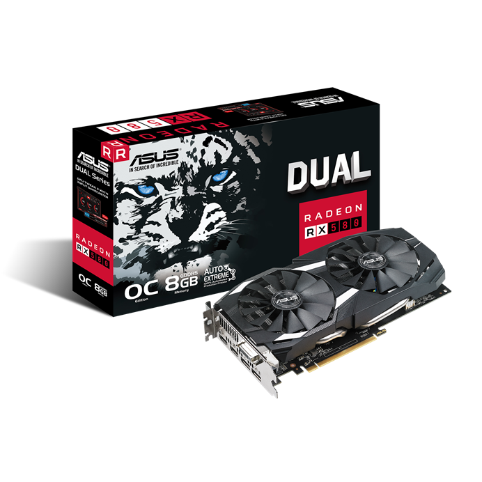 ASUS Graphic Card RX580 8GB Used ASUS Graphic Card RX580 8GB Used